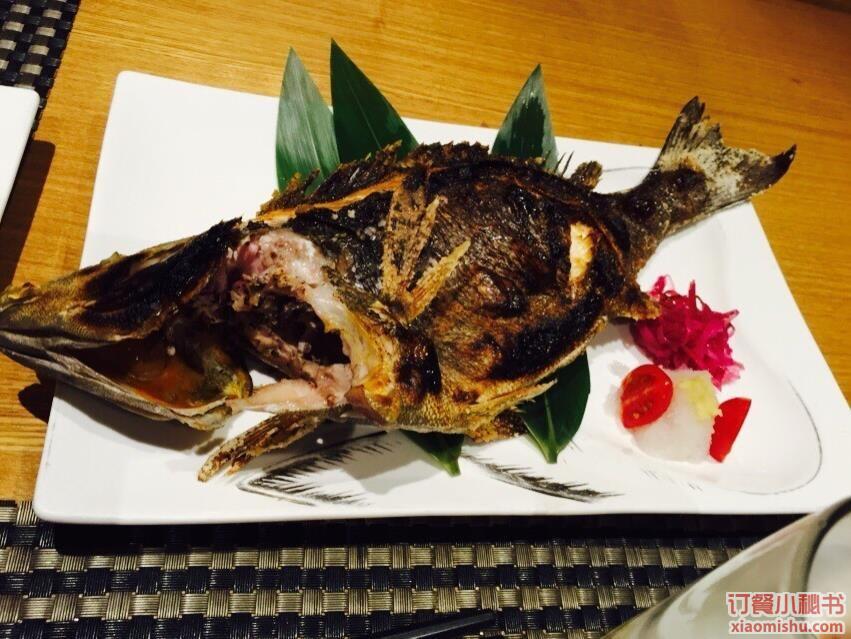 烤石鲈鱼