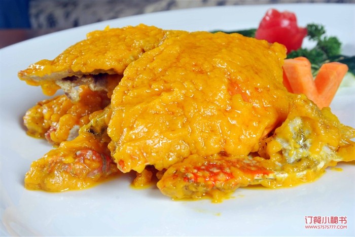 咸蛋黄焗白蟹,舟渔人家 航津路店 咸蛋黄焗白蟹