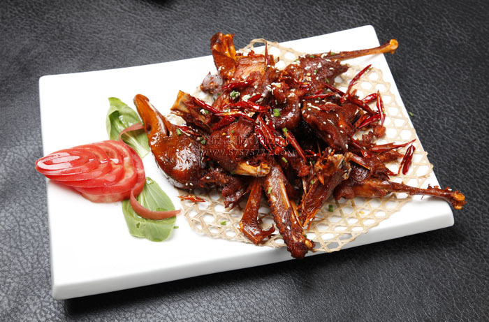 香辣手撕鸭,香辣鸭_大山谷图库